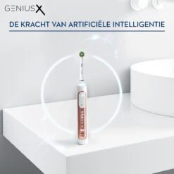 Oral B Oral-B Genius X Elektrische Tandenborstel Rosegold -Mondverzorgings Winkel 1200x1200 358