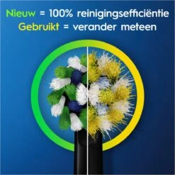 Oral B Oral-B CrossAction - Met CleanMaximiser-technologie - Opzetborstels - Zwart - 10 Stuks -Mondverzorgings Winkel 1200x1200 409