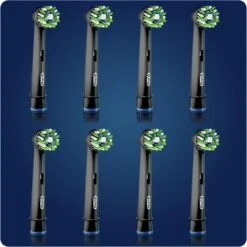 Oral B Oral-B CrossAction - Met CleanMaximiser-technologie - Opzetborstels - Zwart - 8 Stuks -Mondverzorgings Winkel 1200x1200 533
