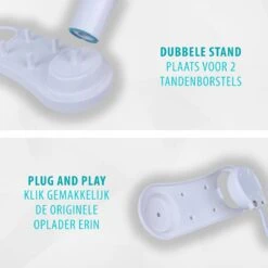 BukkitBow - Tandenborstel Houder - Houder Voor Oral B Tandenborstel - Houder Voor Tandenborstel En Opzetborstels - Inclusief Opbergunit Voor 4 Opzetborstels -Mondverzorgings Winkel 1200x1200 548