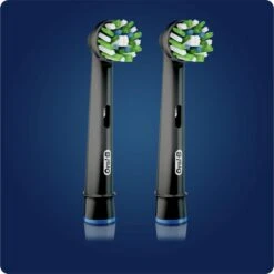 Oral B Oral-B CrossAction - Met CleanMaximiser-technologie - Opzetborstels - Zwart - 2 Stuks -Mondverzorgings Winkel 1200x1200 629