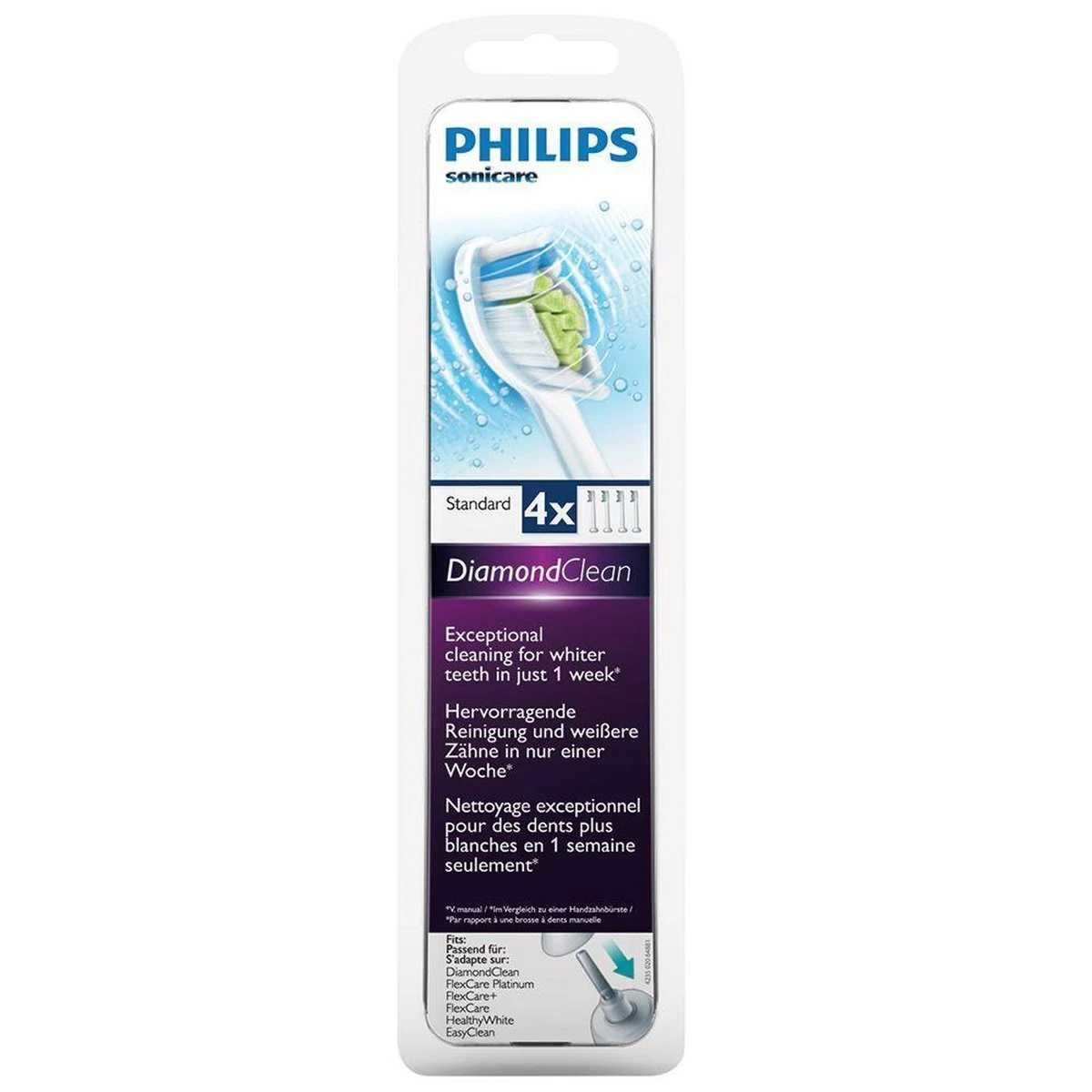 Philips Sonicare W2 Optimal White HX6064/10 - Opzetborstels - 4 Stuks 15 Philips Sonicare W2 Optimal White HX6064/10 - Opzetborstels - 4 Stuks - Afbeelding 13