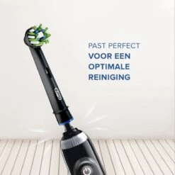 Oral B Oral-B CrossAction - Met CleanMaximiser-technologie - Opzetborstels - Zwart - 4stuks -Mondverzorgings Winkel 1200x1200 663