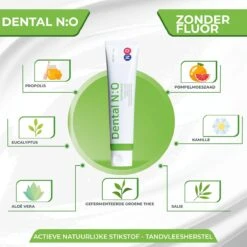 Dental N:O™ - 2x XL 150mL - Tandvlees Herstel Tandpasta - Groene Thee , Propolis , Eucalyptus, Aloe Vera & Meer - Tandvleesontsteking - Zonder Fluoride - Voordeelverpakking Tandpasta - KOMBUCHA -Mondverzorgings Winkel 1200x1200 793