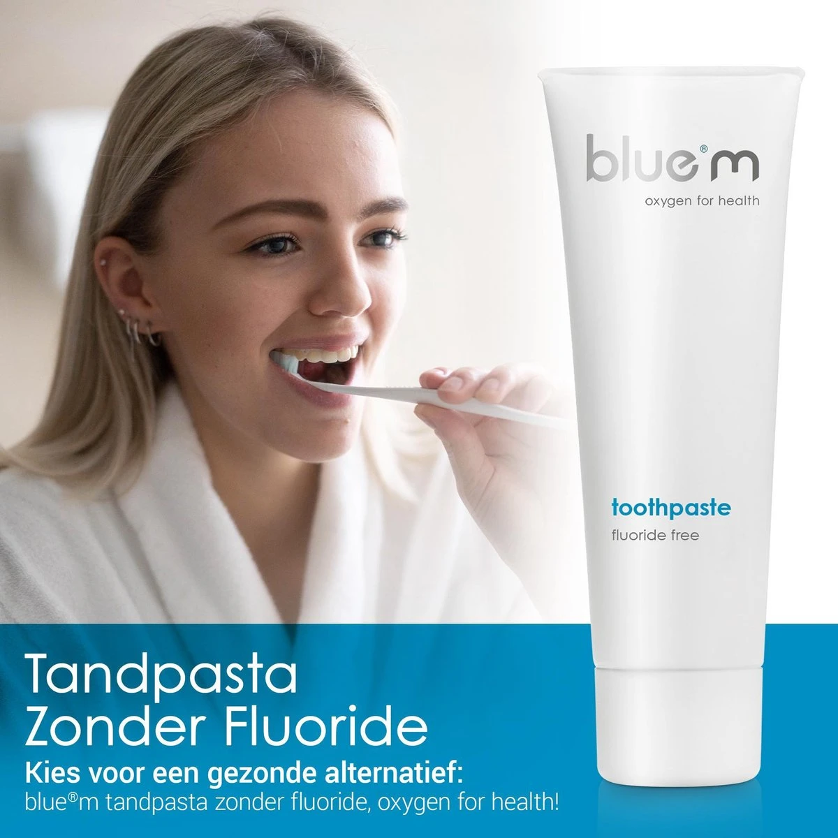 Blue®m Fluoride Vrije Tandpasta 75 Ml - Bluem Tandpasta - Tandpasta Zonder Fluoride 3 Blue®m Fluoride Vrije Tandpasta 75 Ml - Bluem Tandpasta - Tandpasta Zonder Fluoride