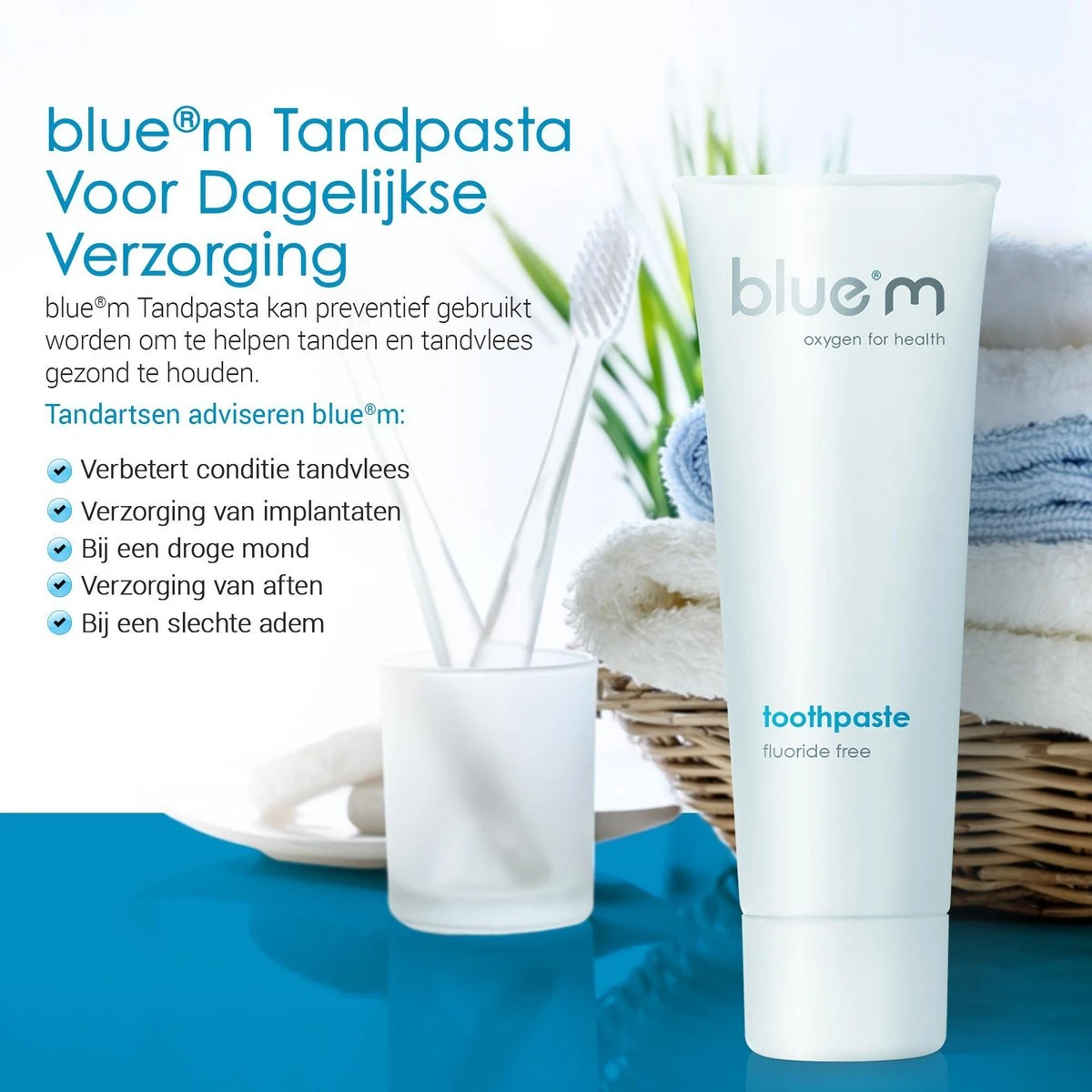 Blue®m Fluoride Vrije Tandpasta 75 Ml - Bluem Tandpasta - Tandpasta Zonder Fluoride 6 Blue®m Fluoride Vrije Tandpasta 75 Ml - Bluem Tandpasta - Tandpasta Zonder Fluoride - Afbeelding 4