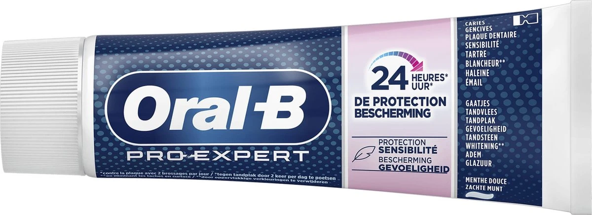 Oral B Oral-B Pro-Expert Bescherming Gevoelige Tanden Tandpasta - Voordeelverpakking 12 X 75ml 14 Oral B Oral-B Pro-Expert Bescherming Gevoelige Tanden Tandpasta - Voordeelverpakking 12 X 75ml - Afbeelding 12