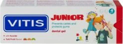 Vitis Junior - 6+ Jaar Tandpasta/gel - Tutti Frutti -Mondverzorgings Winkel 1200x438