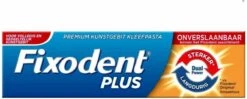 Fixodent Plus - Voordeelverpakking 6x40 G - Kleefpasta -Mondverzorgings Winkel 1200x483 1