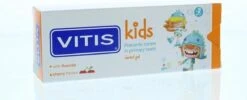 Vitis Kids - Tandpasta & Gel - 2+ Jaar - 50ml - Kersen Smaak -Mondverzorgings Winkel 1200x486