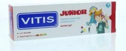 Vitis Junior - 6+ Jaar Tandpasta/gel - Tutti Frutti -Mondverzorgings Winkel 1200x490