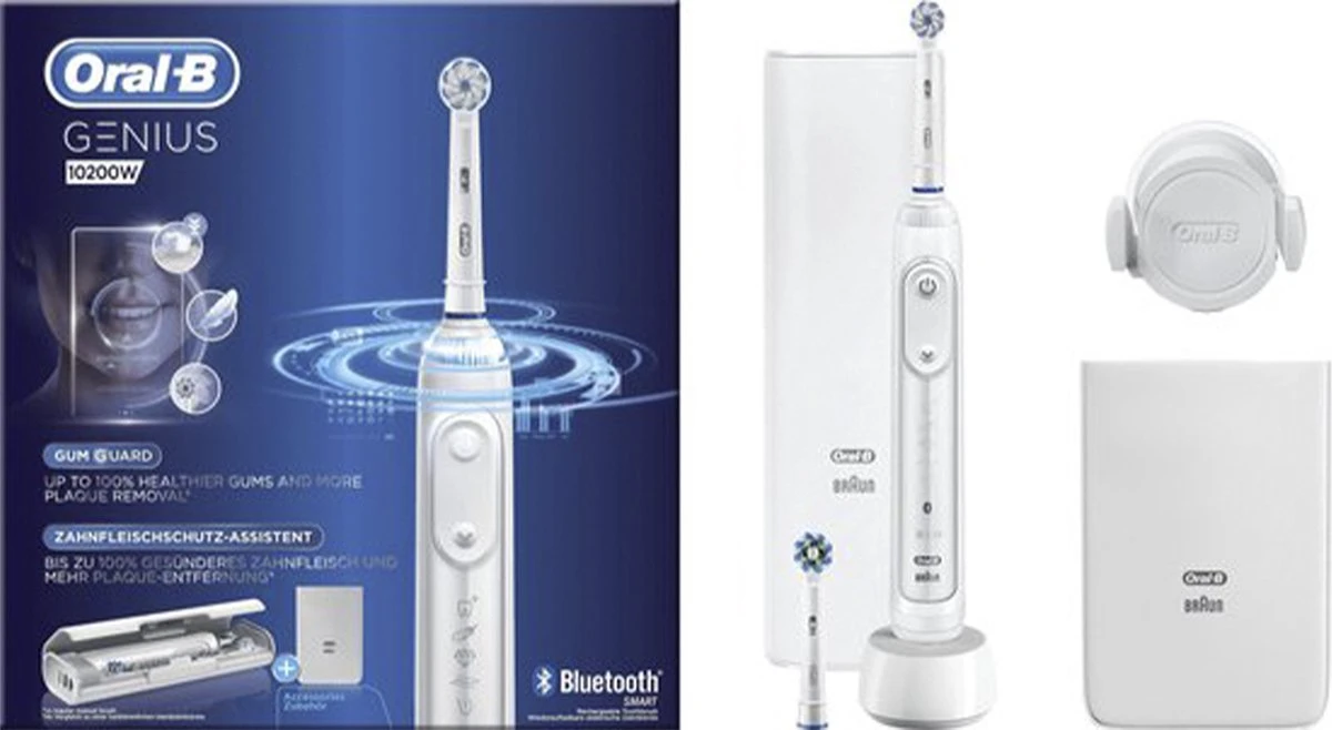 Oral B Oral-B Genius 10200W - Elektrische Tandenborstel - Wit 3 Oral B Oral-B Genius 10200W - Elektrische Tandenborstel - Wit