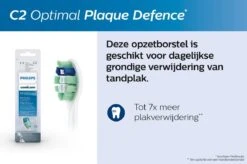 Philips Sonicare C2 Optimal Plaque Defence HX9022/10 - Opzetborstels - 2 Stuks -Mondverzorgings Winkel 1200x799 9