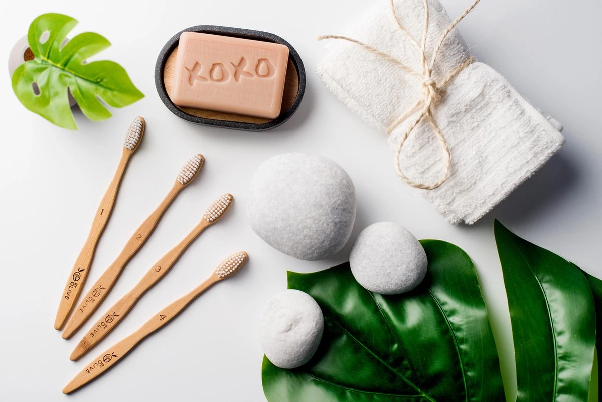 Bamboe Tandenborstel By Olive 4 St. Genummerd 100% Moso Bamboo 7 Bamboe Tandenborstel By Olive 4 St. Genummerd 100% Moso Bamboo - Afbeelding 5