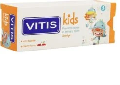 Vitis Kids - Tandpasta & Gel - 2+ Jaar - 50ml - Kersen Smaak -Mondverzorgings Winkel 1200x849