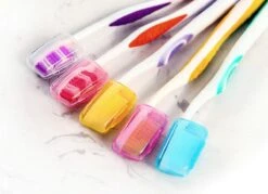 Tandenborsteldoosjes | Tandenborstel Beschermer | Tandenborstel Beschermers Voor Op Reis | 5 Stuks In Verschillende Kleuren -Mondverzorgings Winkel 1200x871