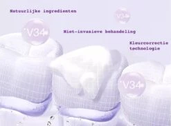 Tandpasta V34 Colour Corrector - Paarse Tandpasta - Tandenblekers - Hismile -Mondverzorgings Winkel 1200x891 1