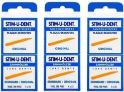 Stimudent Origineel - Tandenstokers - 3 X 100 Stuks - Voordeelverpakking -Mondverzorgings Winkel 1200x891