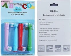 EB-10A Opzetborstels Voor Kids - 12 Stuks Vardaan Opzetborstel Voor Elektrische Tandenborstels - Oral-B - Voor Kleine Tandjes - Zachte Borstelharen - Oral-B - Voor Elektrische Tandenborstel - Mondhygiëne - Junior - 12x -Mondverzorgings Winkel 1200x944