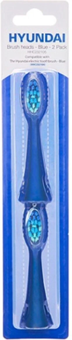 Hyundai Electronics - Elektrische Tandenborstel - Opzetborstel - Blauw - 2 Stuks -Mondverzorgings Winkel 257x1200