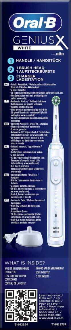 Oral B Oral-B Genius X - Wit - Elektrische Tandenborstel - Ontworpen Door Braun - 1 Handvat En 1 Opzetborstel 19 Oral B Oral-B Genius X - Wit - Elektrische Tandenborstel - Ontworpen Door Braun - 1 Handvat En 1 Opzetborstel -Mondverzorgings Winkel 259x1200