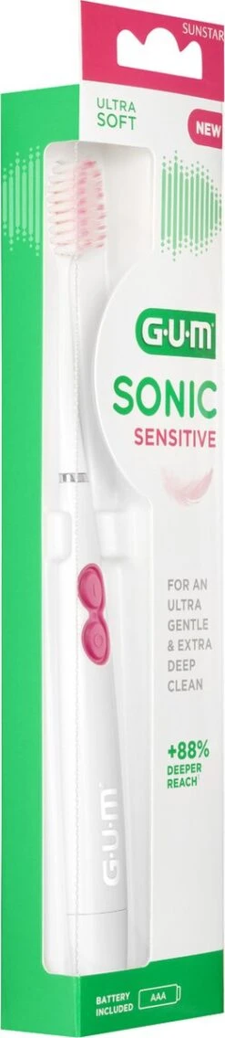 GUM® GUM Elektrische Tandenborstel Sonic Sensitive -Mondverzorgings Winkel 261x1200