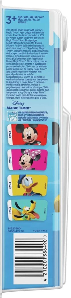 Oral B Oral-B Kids Mickey - Elektrische Tandenborstel - Powered By Braun - 1 Handvat En 1 Opzetborstel -Mondverzorgings Winkel 286x1200