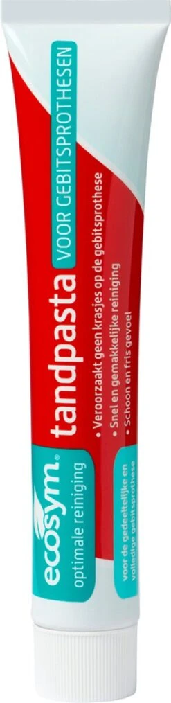 Ecosym Tandpasta - Kunstgebitreiniging - 75 Ml -Mondverzorgings Winkel 292x1200