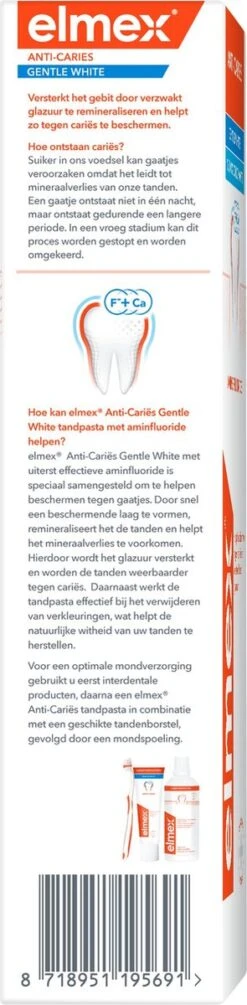 Elmex Anti-Cariës Whitening Tandpasta 3 X 75ml - Voordeelverpakking -Mondverzorgings Winkel 295x1200 10
