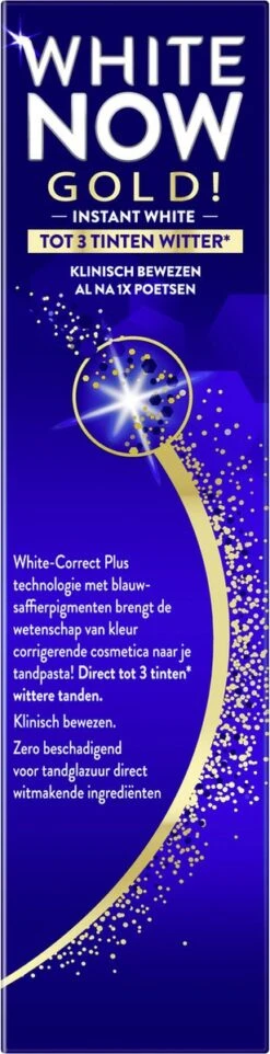 Prodent Whitening Now Gold Tandpasta - 12 X 75 Ml - Voordeelverpakking -Mondverzorgings Winkel 308x1200 1
