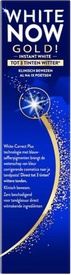 Prodent Tandpasta White Now Gold 75 Ml -Mondverzorgings Winkel 311x1200