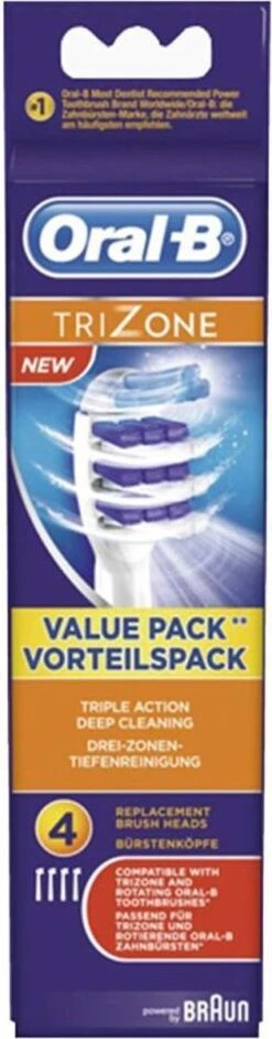 Oral B Oral-B TriZone - Opzetborstels - 4 Stuks -Mondverzorgings Winkel 315x1200