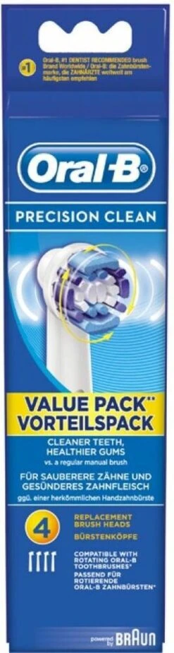 Oral B Oral-B Precision Clean Opzetborstels - 4 Stuks -Mondverzorgings Winkel 320x1200 1
