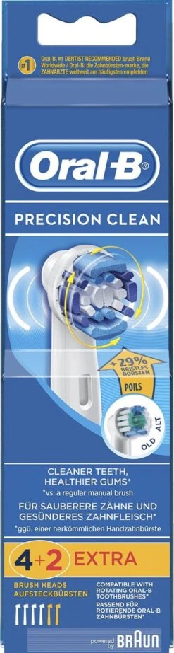 Oral B Oral-B Precision Clean - Opzetborstels - 6 Stuks - Wit -Mondverzorgings Winkel 321x1200 3