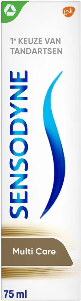Sensodyne Multicare Tandpasta Voor Gevoelige Tanden 2x 75 Ml 5 Sensodyne Multicare Tandpasta Voor Gevoelige Tanden 2x 75 Ml - Afbeelding 3