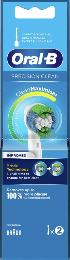 Oral B Oral-B Precision Clean - Met CleanMaximiser-technologie - Opzetborstels - 2 Stuks -Mondverzorgings Winkel 325x1200 2