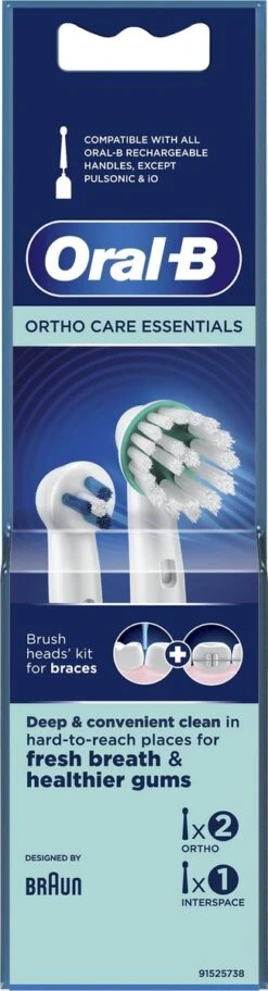 Oral B Oral-B Ortho Care - Opzetborstels - 3 Stuks -Mondverzorgings Winkel 325x1200 4