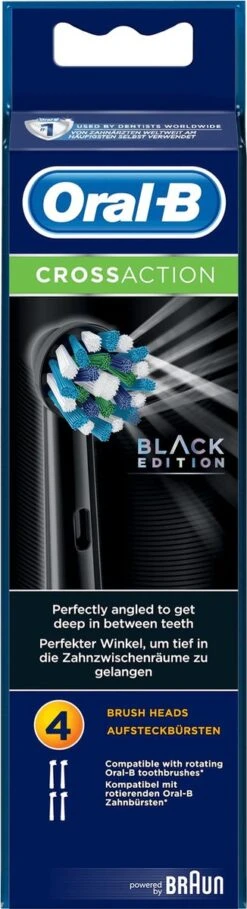 Oral B Oral-B CrossAction Zwart Opzetborstels - 4 Stuks -Mondverzorgings Winkel 326x1200 3