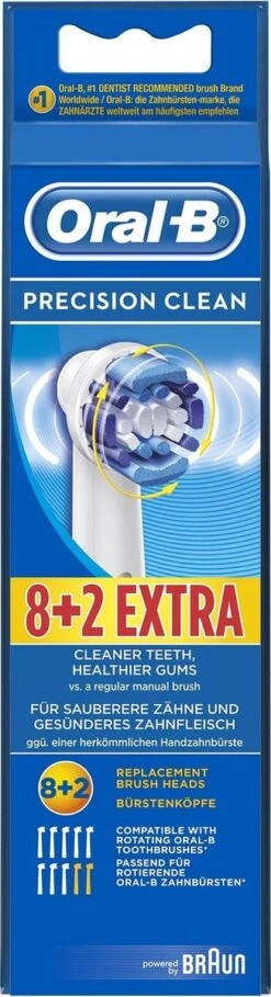 Oral B Oral-B Precison Clean Opzetborstels - 8 +2 Stuks -Mondverzorgings Winkel 326x1200 4