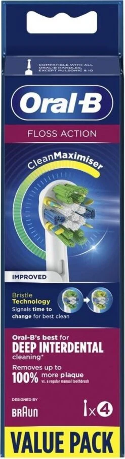 Oral B Oral-B FlossAction - Met CleanMaximiser-technologie - Opzetborstels - 4 Stuks 16 Oral B Oral-B FlossAction - Met CleanMaximiser-technologie - Opzetborstels - 4 Stuks -Mondverzorgings Winkel 327x1200 18