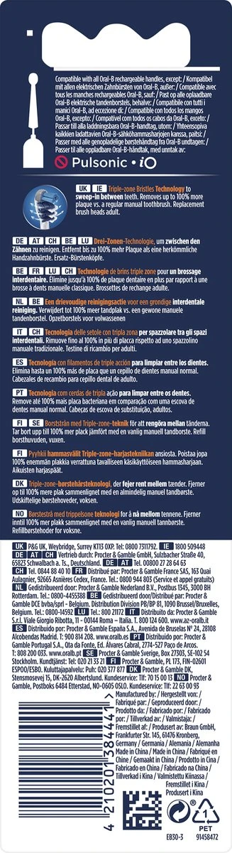 Oral B ORAL-B - Tandenborstel Trizone EB30 - Verp. 3st. - 80217891 5 Oral B ORAL-B - Tandenborstel Trizone EB30 - Verp. 3st. - 80217891 - Afbeelding 3