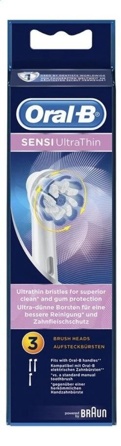 Oral B Oral-B Sensi UltraThin Opzetborstels - 4 Stuks -Mondverzorgings Winkel 327x1200