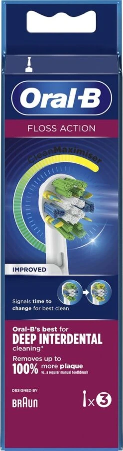 Oral B Oral-B Opzetborstels FlossAction 3 Stuks -Mondverzorgings Winkel 327x1200 5