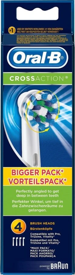 Oral B Oral-B CrossAction - Opzetborstels - 4 Stuks -Mondverzorgings Winkel 328x1200 1
