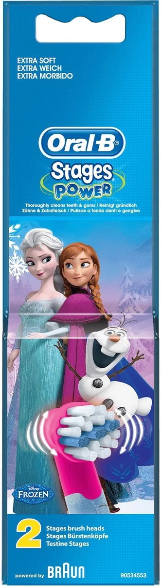 Oral B Oral-B Stages Power - Disney Frozen - Opzetborstels - 2 Stuks 7 Oral B Oral-B Stages Power - Disney Frozen - Opzetborstels - 2 Stuks - Afbeelding 5