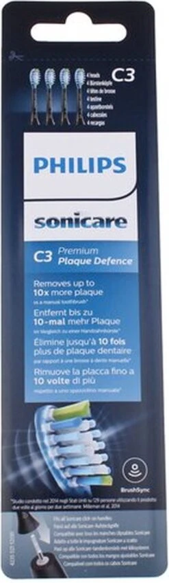 Philips Sonicare C3 Premium Plaque Defense HX9044/33 - Opzetborstel - 4 Stuks -Mondverzorgings Winkel 349x1200