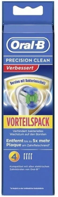 Braun Oral-B Precision Clean 4 Stuk(s) Wit Opzetborstel -Mondverzorgings Winkel 352x1200