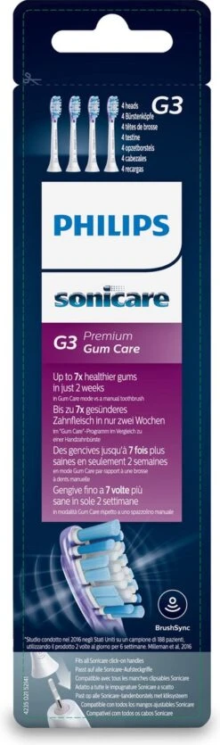 Philips Sonicare AdaptiveClean Gum HX9054/17 - Opzetborstel - 4 Stuks -Mondverzorgings Winkel 355x1200 3