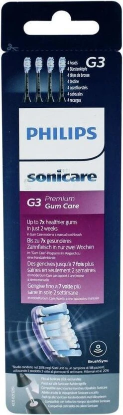 Philips Sonicare G3 Premium Gum Care HX9054/33 - Opzetborstel - 4 Stuks 19 Philips Sonicare G3 Premium Gum Care HX9054/33 - Opzetborstel - 4 Stuks -Mondverzorgings Winkel 358x1200 2
