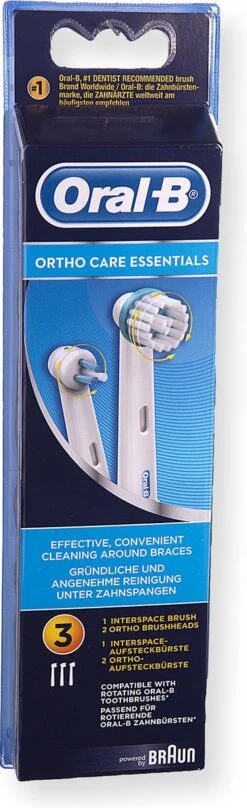 Oral B Oral-B Ortho Care - Opzetborstels - 3 Stuks -Mondverzorgings Winkel 367x1200